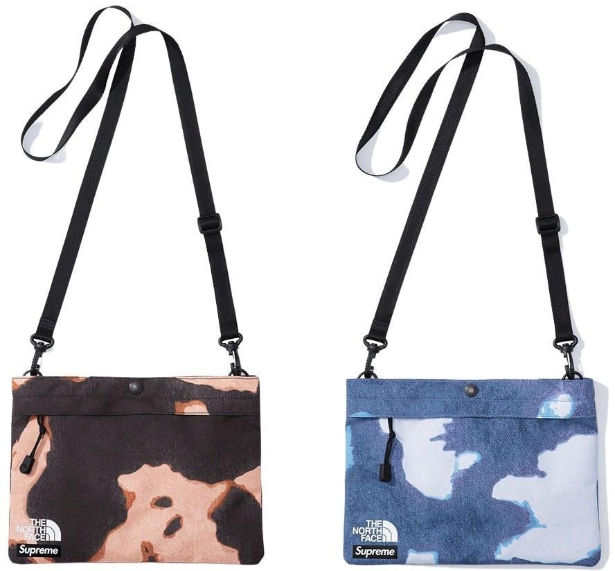 Supreme®/The North Face® Bleached Denim Print Shoulder Bag
